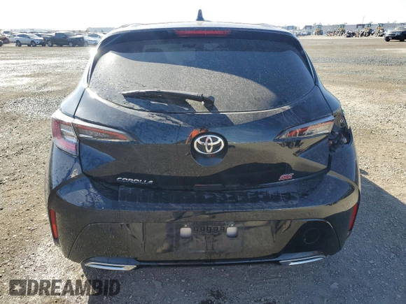 2021 Toyota Corolla Hatchback SE with VIN JTND4MBE4M3115822, listed as a Copart auction lot 77622034 with 83,268 mi miles and Salvage Title. Bid and sale history available at carsss.com. Image 6.
