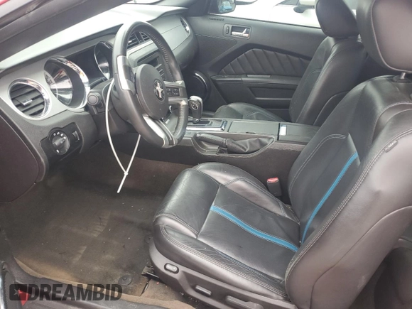 2013 Ford Mustang V6 with VIN 1ZVBP8AM2D5278022, listed as a Copart auction lot 61308145 with 96,275 mi miles and Salvage title. Bid and sale history available at DreamBid. Image 7.