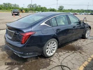 2021 Cadillac CT5 Luxury with VIN 1G6DW5RK2M0129450, listed as a Copart auction lot 60803385 with Not provided miles and Salvage title. Bid and sale history available at DreamBid. Image 3.