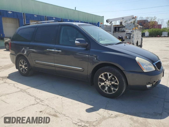 2014 Kia Sedona EX with VIN KNDMH4C79E6586874, listed as a Copart auction lot 54245435 with 161,074 mi miles and Clean Title. Bid and sale history available at carsss.com. Image 4.