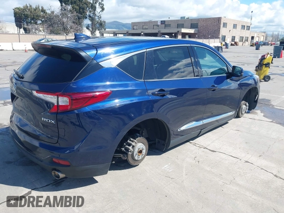 2019 Acura RDX Technology with VIN 5J8TC1H5XKL011164, listed as a IAAI auction lot 41783237 with Not provided miles and . Bid and sale history available at DreamBid. Image 4.