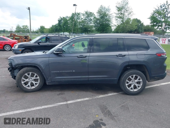 2021 Jeep Grand Cherokee Limited z VIN 1C4RJKBG1M8157263, wystawiony jako IAAI lot #42535943 z przebiegiem 70 231 mil mil oraz . Historia ofert i sprzedaży dostępna na DreamBid. Obrazek 14.