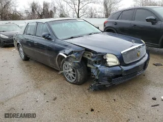 2002 Cadillac DeVille with VIN 1G6KD57Y62U182386, listed as a Copart auction lot 39178934 with 167,340 mi miles and Salvage Title. Bid and sale history available at carsss.com. Image 4.