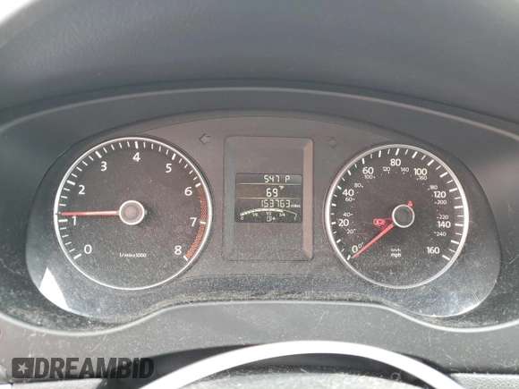 2013 Volkswagen Jetta SE with VIN 3VWDX7AJ0DM404624, listed as a Copart auction lot 50316255 with 153,763 mi miles and Salvage title. Bid and sale history available at DreamBid. Image 9.