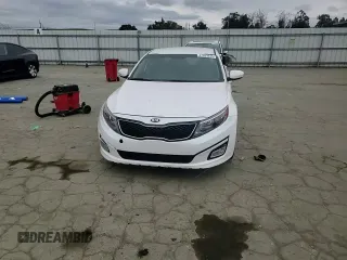 2015 Kia Optima LX with VIN KNAGM4A74F5644650, listed as a Copart auction lot 47653235 with 129,015 mi miles and Salvage Title. Bid and sale history available at carsss.com. Image 10.