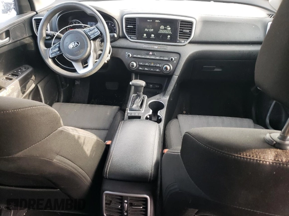2021 Kia Sportage LX with VIN KNDPMCACXM7849384, listed as a Copart auction lot 45990535 with 70,689 mi miles and Salvage Title. Bid and sale history available at carsss.com. Image 8.
