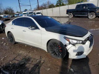 2019 Infiniti Q50 Luxe с VIN JN1EV7AR7KM550212, выставлен на аукционе Copart как лот 49978185 с пробегом 57 139 миль миль и Списание • Salvage title. История ставок и продаж доступна на DreamBid. Изображение 4.