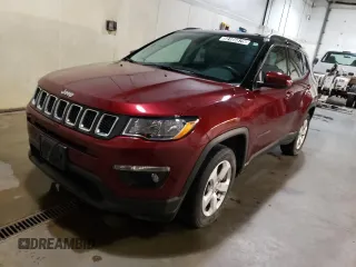 2020 Jeep Compass Latitude with VIN 3C4NJDBB0LT229343, listed as a Copart auction lot 50105875 with 24,466 mi miles and Clean Title. Bid and sale history available at carsss.com. Image 1.
