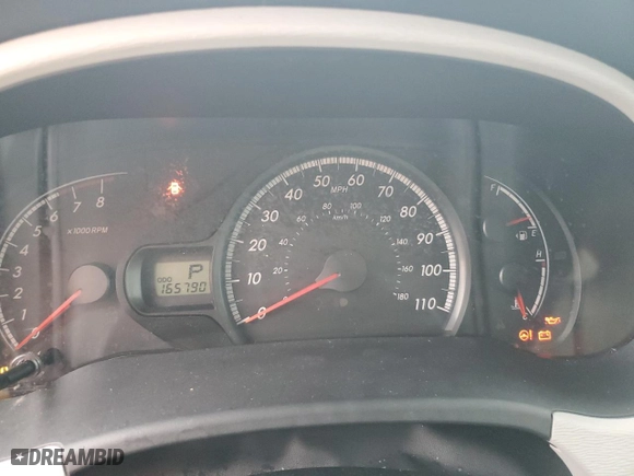 2011 Toyota Sienna LE AAS with VIN 5TDKK3DC5BS142773, listed as a Copart auction lot 44749155 with 165,790 mi miles and Salvage Title. Bid and sale history available at carsss.com. Image 9.