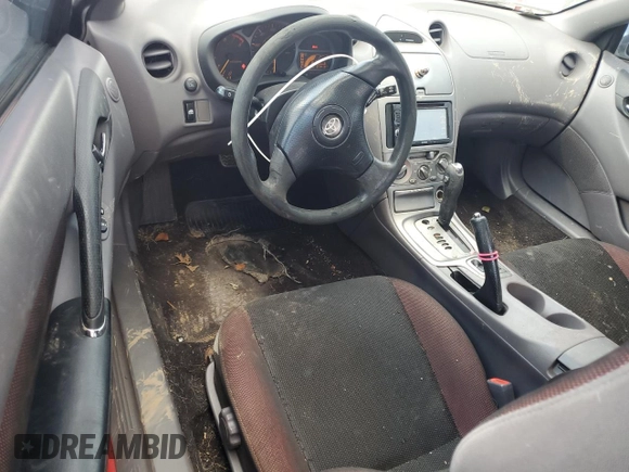 2000 Toyota Celica GT with VIN JTDDR32T1Y0021547, listed as a Copart auction lot 74622334 with 374,197 mi miles and Salvage Title. Bid and sale history available at carsss.com. Image 8.