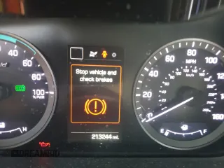 2016 Hyundai Sonata Hybrid SE with VIN KMHE24L1XGA009574, listed as a Copart auction lot 63392512 with 213,244 mi miles. Bid and sale history available at carsss.com. Image 8.