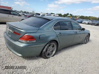 2004 BMW 7 Series with VIN WBAGN83574DK11116, listed as a Copart auction lot 88241625 with Not provided miles and Clean title. Bid and sale history available at DreamBid. Image 3.
