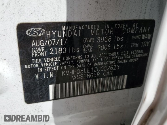 2018 Hyundai Elantra GT with VIN KMHH35LE1JU032623, listed as a Copart auction lot 72744674 with 86,702 mi miles and Salvage Title. Bid and sale history available at carsss.com. Image 14.