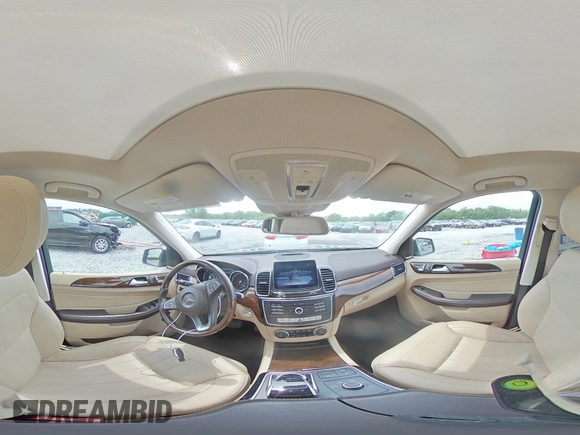 2017 Mercedes-Benz GLS 450 with VIN 4JGDF6EE6HA879903, listed as a Copart auction lot 52628345 with 96,628 mi miles and Salvage Title. Bid and sale history available at DreamBid. Image 15.