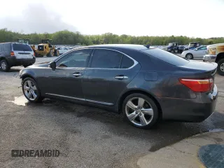 2010 Lexus LS 460 with VIN JTHBL5EF7A5101341, listed as a Copart auction lot 52371455 with 209,048 mi miles and Salvage Title. Bid and sale history available at carsss.com. Image 2.