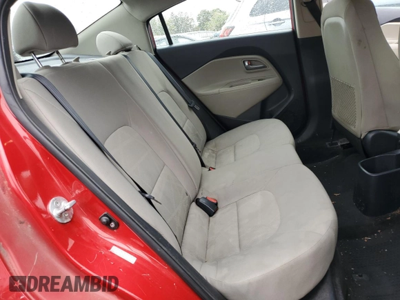 2015 Kia Rio LX with VIN KNADM4A38F6507494, listed as a Copart auction lot 72567224 with 93,456 mi miles and Salvage Title. Bid and sale history available at carsss.com. Image 10.
