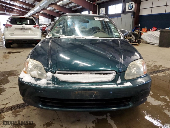 1996 Honda Civic DX with VIN 1HGEJ6625TL024927, listed as a Copart auction lot 44312075 with 132,594 mi miles and Salvage Title. Bid and sale history available at carsss.com. Image 5.