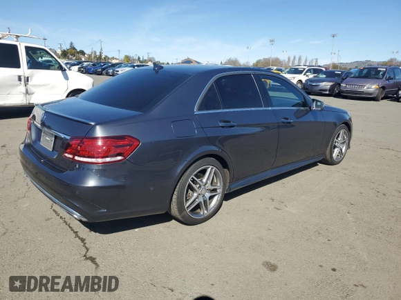 2015 Mercedes-Benz E-Class E 350 Sport with VIN WDDHF5KB9FB151550, listed as a Copart auction lot 46334015 with 102,983 mi miles and Salvage Title. Bid and sale history available at carsss.com. Image 3.