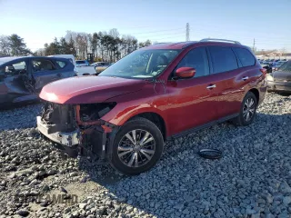 2019 Nissan Pathfinder S with VIN 5N1DR2MN5KC595109, listed as a Copart auction lot 86764374 with 86,520 mi miles and Salvage Title. Bid and sale history available at DreamBid. Image 1.
