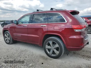 2015 Jeep Grand Cherokee Overland with VIN 1C4RJECG2FC823353, listed as a Copart auction lot 58367395 with 72,117 mi miles and Salvage title. Bid and sale history available at DreamBid. Image 2.
