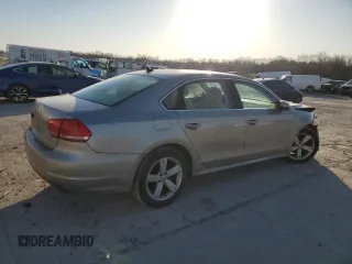 2012 Volkswagen Passat SE with VIN 1VWBP7A34CC050129, listed as a Copart auction lot 48500375 with 143,109 mi miles and Salvage Title. Bid and sale history available at carsss.com. Image 3.