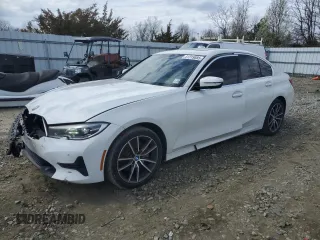 2020 BMW 3 Series 330i xDrive with VIN WBA5R7C03LFH42510, listed as a Copart auction lot 51319685 with 123,683 mi miles and Clean Title. Bid and sale history available at carsss.com. Image 1.