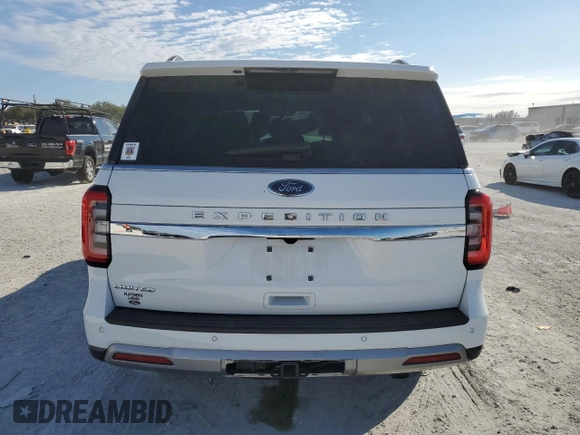 2022 Ford Expedition Limited with VIN 1FMJU1KT1NEA51972, listed as a Copart auction lot 88417755 with 45,096 mi miles and Salvage Title. Bid and sale history available at carsss.com. Image 6.