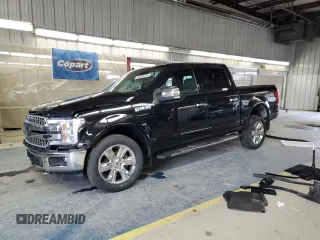 2019 Ford F-150 XL with VIN 1FTEW1E41KFC63619, listed as a Copart auction lot 55754145 with 44,697 mi miles and Salvage title. Bid and sale history available at DreamBid. Image 1.