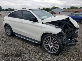 2016 Mercedes-Benz GLE 450 AMG with VIN 4JGED6EB0GA007067, listed as a Copart auction lot 60425575 with Not provided miles and Salvage title. Bid and sale history available at DreamBid. Image 4.
