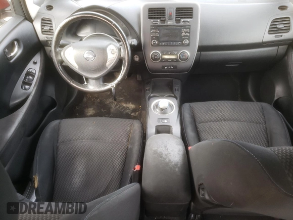 2015 Nissan LEAF SV with VIN 1N4AZ0CP6FC313084, listed as a Copart auction lot 74551593 with 103,628 mi miles. Bid and sale history available at carsss.com. Image 8.