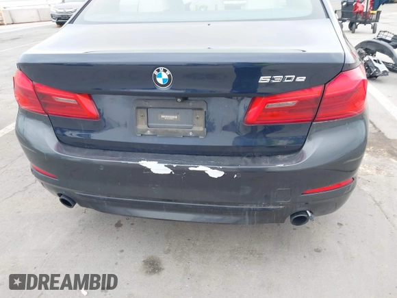 2019 BMW 5 Series 530e with VIN WBAJA9C56KB388241, listed as a IAAI auction lot 42181217 with 69,805 mi miles and . Bid and sale history available at carsss.com. Image 17.