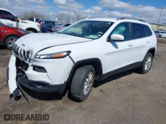 2014 Jeep Cherokee Latitude with VIN 1C4PJMCS8EW192482, listed as a IAAI auction lot 41994546 with 116,839 mi miles and . Bid and sale history available at carsss.com. Image 17.