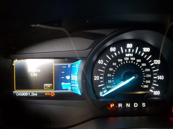 2017 Ford Fusion Titanium with VIN 3FA6P0D97HR186314, listed as a Copart auction lot 65326075 with 49,681 mi miles and Salvage title. Bid and sale history available at DreamBid. Image 9.