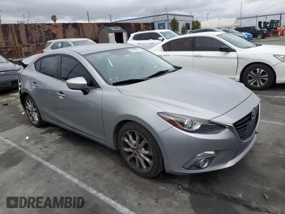 2014 Mazda 3 S Touring with VIN JM1BM1V31E1107453, listed as a Copart auction lot 48769215 with 145,346 mi miles and Salvage Title. Bid and sale history available at DreamBid. Image 4.