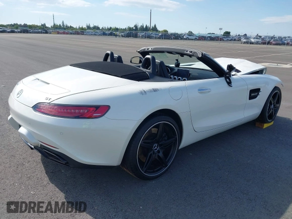 2018 Mercedes-Benz AMG GT with VIN WDDYK7HAXJA018154, listed as a IAAI auction lot 41899916 with 1 mi miles. Bid and sale history available at carsss.com. Image 4.