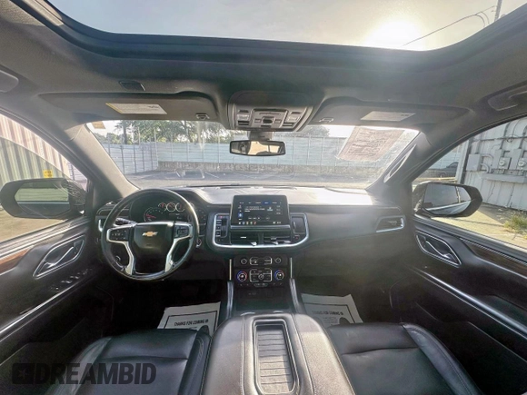 2021 Chevrolet Tahoe LT with VIN 1GNSKNKDXMR145569, listed as a Copart auction lot 65510335 with 174,164 mi miles and Clean title. Bid and sale history available at DreamBid. Image 9.