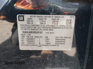 2014 Chevrolet Equinox LS z VIN 2GNALAEK0E6343182, wystawiony jako IAAI lot #42098557 z przebiegiem 165 000 mil mil oraz . Historia ofert i sprzedaży dostępna na DreamBid. Obrazek 9.