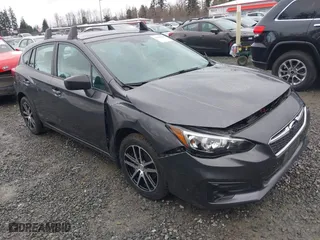 2019 Subaru Impreza with VIN 4S3GTAB65K3743123, listed as a IAAI auction lot 41618158 with 62,359 mi miles. Bid and sale history available at carsss.com. Image 1.
