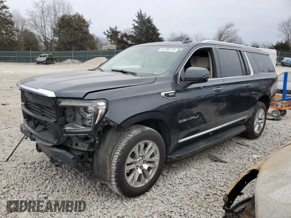 2022 GMC Yukon XL Denali with VIN 1GKS2JKL6NR140707, listed as a Copart auction lot 41795115 with 68,190 mi miles and Salvage Title. Bid and sale history available at carsss.com. Image 1.