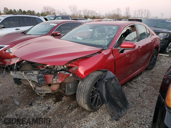 2021 Toyota Camry SE Nightshade with VIN 4T1G11AK9MU467168, listed as a Copart auction lot 79704324 with 0 mi miles and Salvage Title. Bid and sale history available at carsss.com. Image 1.