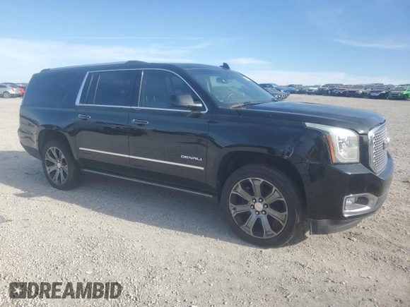 2015 GMC Yukon XL Denali with VIN 1GKS2JKJXFR527843, listed as a Copart auction lot 54159785 with 128,603 mi miles and Clean Title. Bid and sale history available at carsss.com. Image 5.