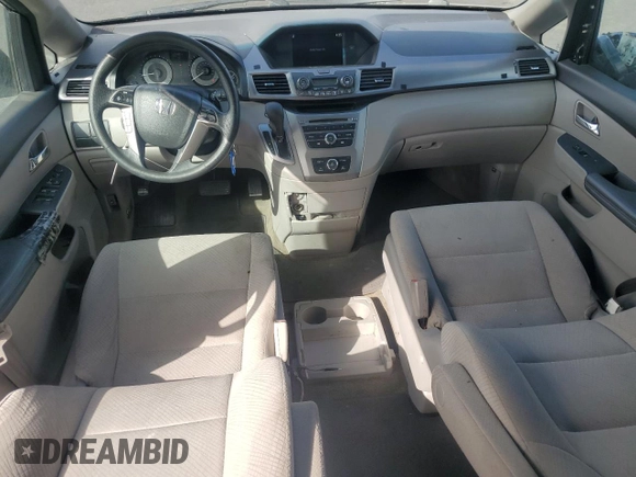 2015 Honda Odyssey LX with VIN 5FNRL5H27FB018491, listed as a Copart auction lot 54888445 with 129,488 mi miles and Salvage Title. Bid and sale history available at DreamBid. Image 8.