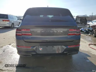 2023 Genesis GV80 with VIN KMUHCESC3PU107607, listed as a Copart auction lot 85735624 with 68,373 mi miles and Salvage Title. Bid and sale history available at DreamBid. Image 6.