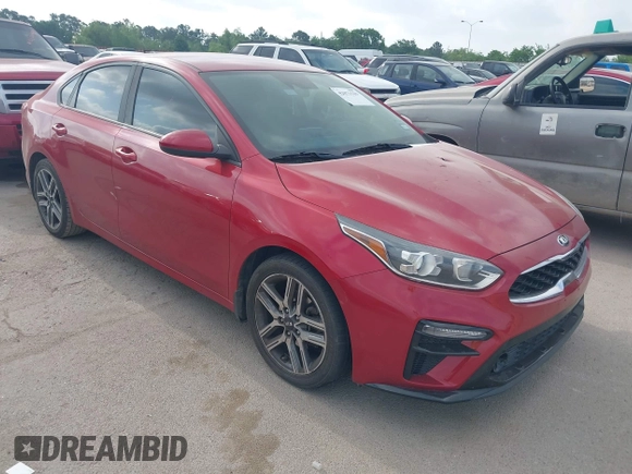 2019 Kia Forte S with VIN 3KPF34AD8KE042257, listed as a IAAI auction lot 42071529 with 81,612 mi miles. Bid and sale history available at carsss.com. Image 1.