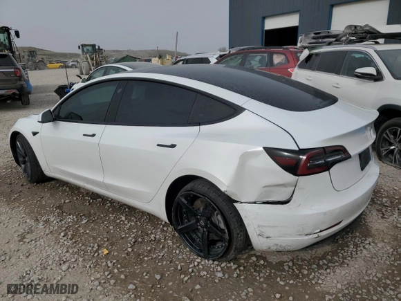 2020 Tesla Model 3 Long Range with VIN 5YJ3E1EB6LF628164, listed as a Copart auction lot 50830385 with 97,496 mi miles and Clean Title. Bid and sale history available at carsss.com. Image 2.