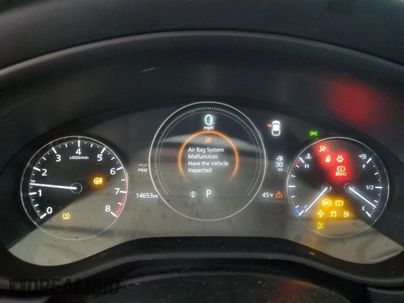 2023 Mazda CX-30 S Carbon Edition z VIN 3MVDMBCM5PM569903, wystawiony jako Copart lot #84850594 z przebiegiem 14 653 mil mil oraz Szkoda całkowita • Salvage title. Historia ofert i sprzedaży dostępna na DreamBid. Obrazek 9.