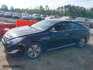 2015 Hyundai Sonata Hybrid Limited with VIN KMHEC4A44FA129122, listed as a IAAI auction lot 42098724 with 140,792 mi miles. Bid and sale history available at carsss.com. Image 14.