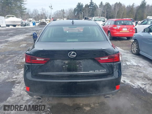2014 Lexus IS 250 with VIN JTHCF1D24E5001223, listed as a IAAI auction lot 41574243 with 67,515 mi miles. Bid and sale history available at carsss.com. Image 16.
