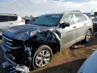 2021 Volkswagen Atlas S z VIN 1V2AC2CA6MC227062, wystawiony jako Copart lot #46258605 z przebiegiem 89 532 mil mil oraz Szkoda całkowita • Salvage title. Historia ofert i sprzedaży dostępna na DreamBid. Obrazek 1.