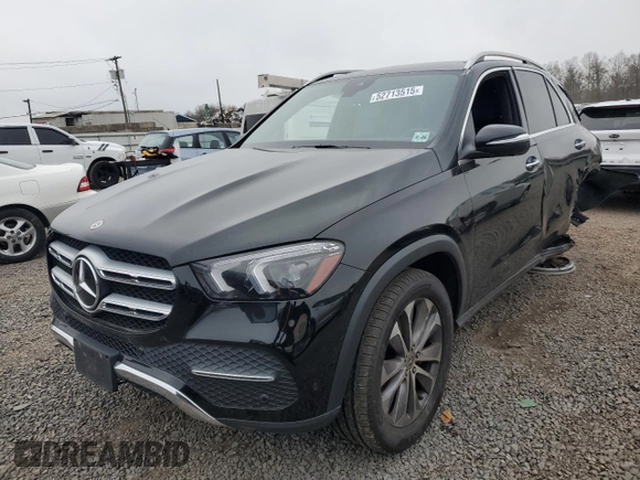 2021 Mercedes-Benz GLE 350 with VIN 4JGFB4KBXMA474141, listed as a Copart auction lot 52713515 with Not provided miles and Salvage title. Bid and sale history available at DreamBid. Image 1.